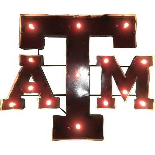 ATMWDLGT: LRT TX AM ATM Metal Décor Lighted